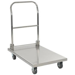 Carrello Di Trasporto Argento 82x53x86 Cm Acciaio Inossidabile precio