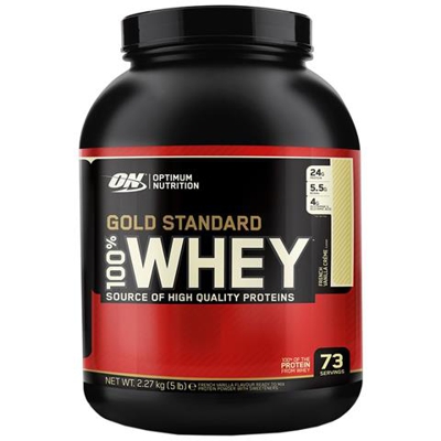 100% Whey Gold Standard 5 Lbs (2273g) - Optimum Nutrition - Proteine, Whey - Gelato Alla Vaniglia
