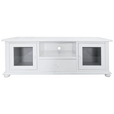 Porta Tv Credenza Bassa Legno Colore Bianco