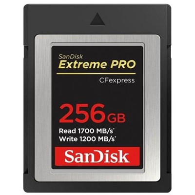 Scheda di Memoria CompactFlash Extreme Pro 256 GB Velocità 1700 MB / s