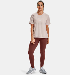 Maglia a manica corta UA Wordmark Graphic da donna en oferta