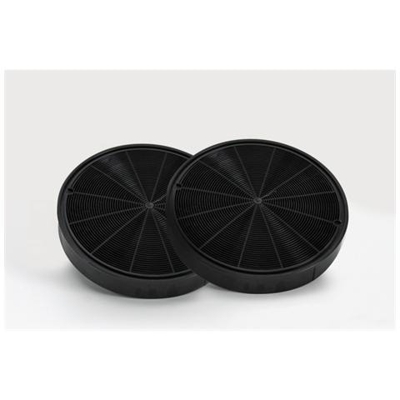 Filtro a Carboni Attivi per Cappa 2 Pezzi Colore Nero