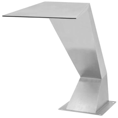 Fontana Per Piscina In Acciaio Inossidabile 64x30x52 Cm Argento