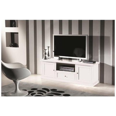Porta Tv Legno Bianco Opaco - Codluis 309