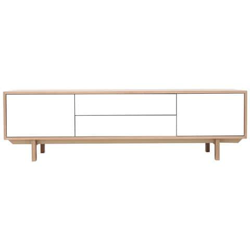Mobiletto Tv Scandinavo In Legno E Bianco 180 Cm Sid precio