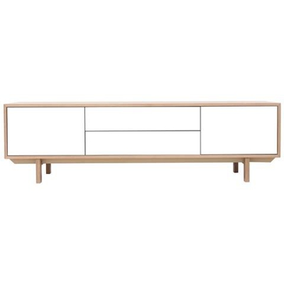 Mobiletto Tv Scandinavo In Legno E Bianco 180 Cm Sid
