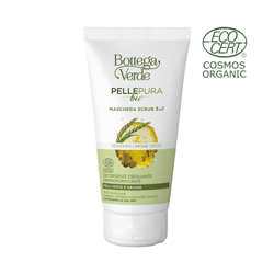 Pelle pura bio - Maschera scrub 3 in 1 características