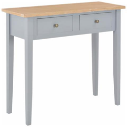 Consolle Da Trucco Grigio 79x30x74 Cm In Legno en oferta