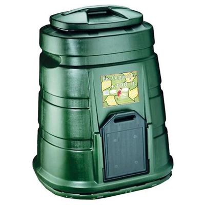Bio-Composter 300 Litri Compostaggio rifiuti del giardino e della cucina