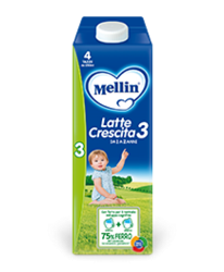Mellin Latte Crescita 3 Liquido 500ml características