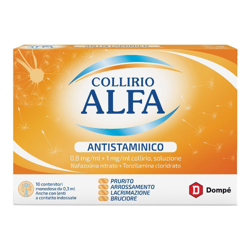 Collirio Alfa® Antistaminico 0,8 mg/ml + 1 mg/ml Collirio, Soluzione en oferta