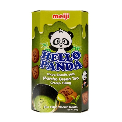 Meiji Hello Panda Matcha Green Tea 50g