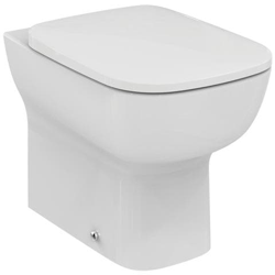 Vaso A Pavimento Filo Parete Con Sedile Normale Serie E Art. t300801 - Bianco Con Sedile Slim Normale A Magazzino precio