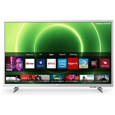 TV LED Full HD 43'' 43PFS6855/12 Smart TV Argento Chiaro
