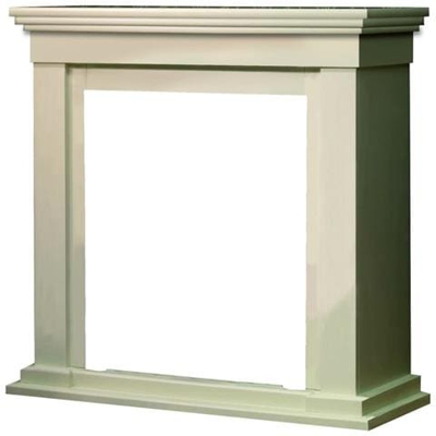 Cornice Per Camino Calgary In Mdf Bianco