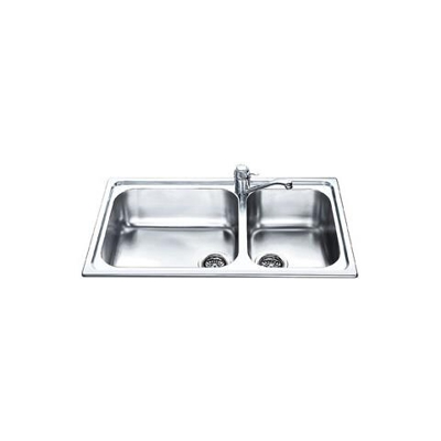 Lavello SG862 2 Vasche Dimensioni 86 x 50 cm