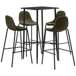 Set Da Bar 5 Pz In Tessuto Marrone en oferta