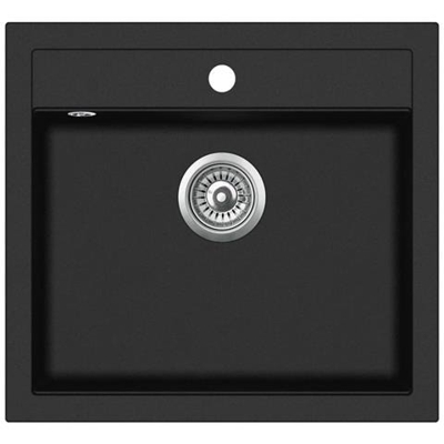 Lavello Da Cucina In Granito Vasca Singola Nero