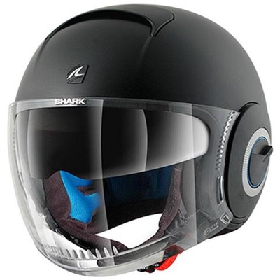 Caschi Shark Nano Blank Mat Black Metal Protezioni L