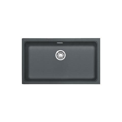 Lavello KBG110-70GF 1 Vasca Dimensioni 74 x 41 cm Colore Grafite Serie Kubus Sottotop