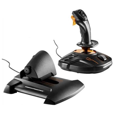 Joystick di volo T. 16000M FCS + manetta TWCS per PC