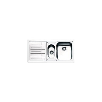 Lavello LPE102S 2 Vasche Dimensioni 34 x 40 cm Inox Serie Aurora