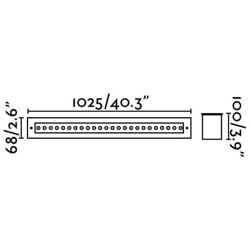 Grava Led Lampada Incasso Inox 42w precio