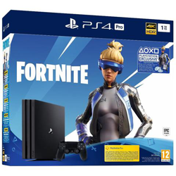 Console PS4 Pro 1TB Gamma + Fortnite VCH 2019 precio