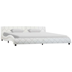 Giroletto Bianco In Similpelle 180x200 Cm en oferta