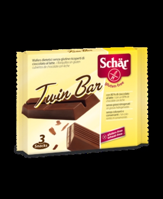 Schar Twin Bar Wafers Ricoperti Di Cioccolato Al Latte Senza Glutine 107,5g