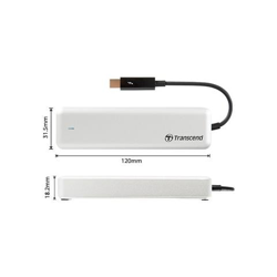 JetDrive 825 480 GB Argento TS480GJDM825 en oferta
