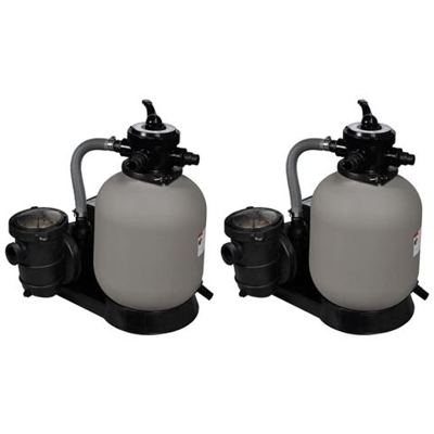 Pompa Con Filtro A Sabbia 2 Pz 600 W 17000 L / h