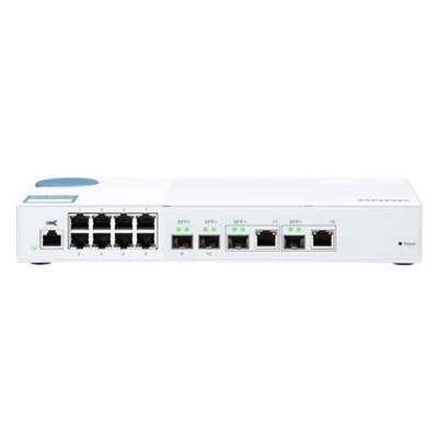 Switch QSW-M408-2C 2 Porte Gigabit 10 / 100 / 100 con 2 Porte Ethernet SFP