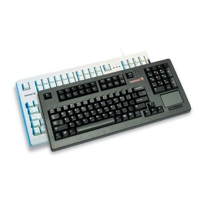 TouchBoard G80-11900, black, DE, USB, QWERTZ, Tedesco, Nero, CE, VDE / ÃœG (EN60950), cURus, FCC VCCI, WHQL, 1,75m