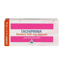 TACHIPIRINA® Bambini 500 mg Supposte características
