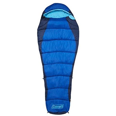 Fision Adulto Semi-rectangular sleeping bag Poliestere Blu