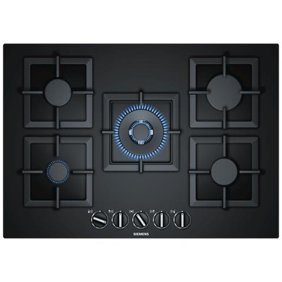 Piano Cottura EP7A6QB20 a Gas 5 Fuochi Gas Colore Nero