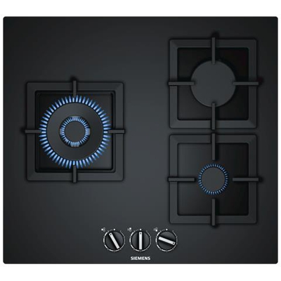 Piano Cottura EP6A6CB20 a Gas 3 Fuochi Gas Colore Nero