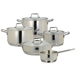Batteria Pentole 9 Pezzi Vanitosa Inox Steel V579109INSL en oferta