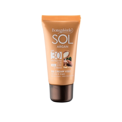 SOL Argan - BB cream viso - SPF30 protezione alta