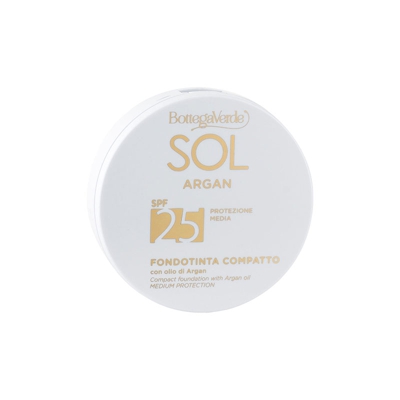 SOL Argan - Fondotinta compatto con olio di Argan, SPF25