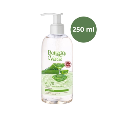 ALOE - Gel detergente mani (250 ml) - igienizzante NO ACQUA