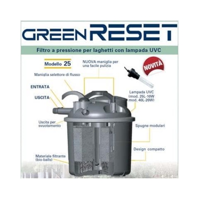 Filtro Per Laghetto Green Reset 25