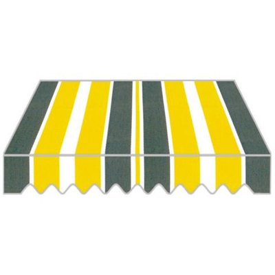 Tenda da Sole a Caduta per Balcone 300x250 H cm Struttura in Alluminio