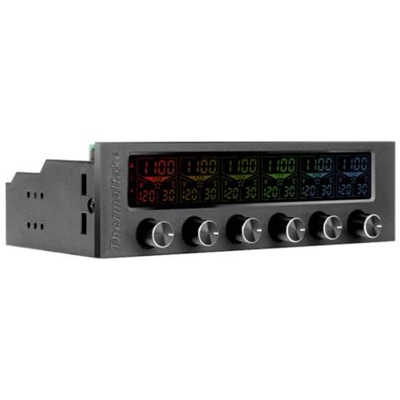 Thermaltake Commander F6 RGB Fancontroller - 5.25 pollici
