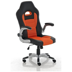 Sedia Ufficio Gaming John I Poltrona Racing in Similpelle E Rete Alto Schienale E Altezza Regolabile I Sedia Gamer con Braccioli Regolabili Arancione características