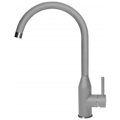 Miscelatore Monocomando con canna girevole Adige 21x40 cm Keratek Plus Light Grey 97