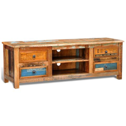 Mobiletto Da Tv In Legno Riciclato 4 Cassetti características