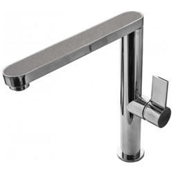 Miscelatore Monocomando con canna girevole cromata Materia 21x26 cm Granitek Colore Grigio Cemento 48 en oferta
