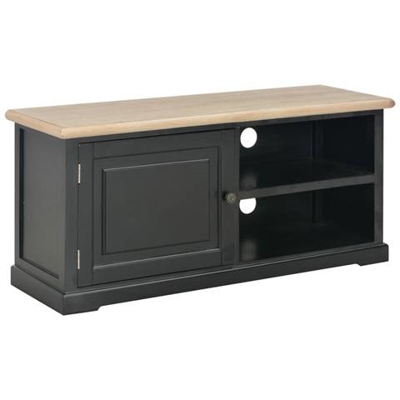 Mobile Porta Tv Nero 90x30x40 Cm In Legno